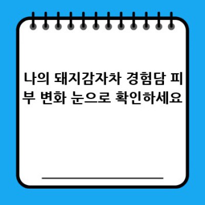 칙칙한 피부, 이제 안녕? 돼지감자차 효능 제대로 알아보자! ✨