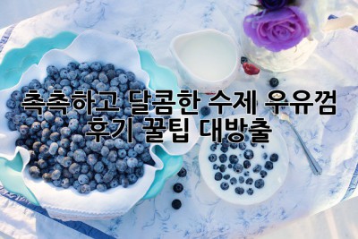 촉촉하고 달콤한 수제 우유껌 후기! 꿀팁 대방출🎁